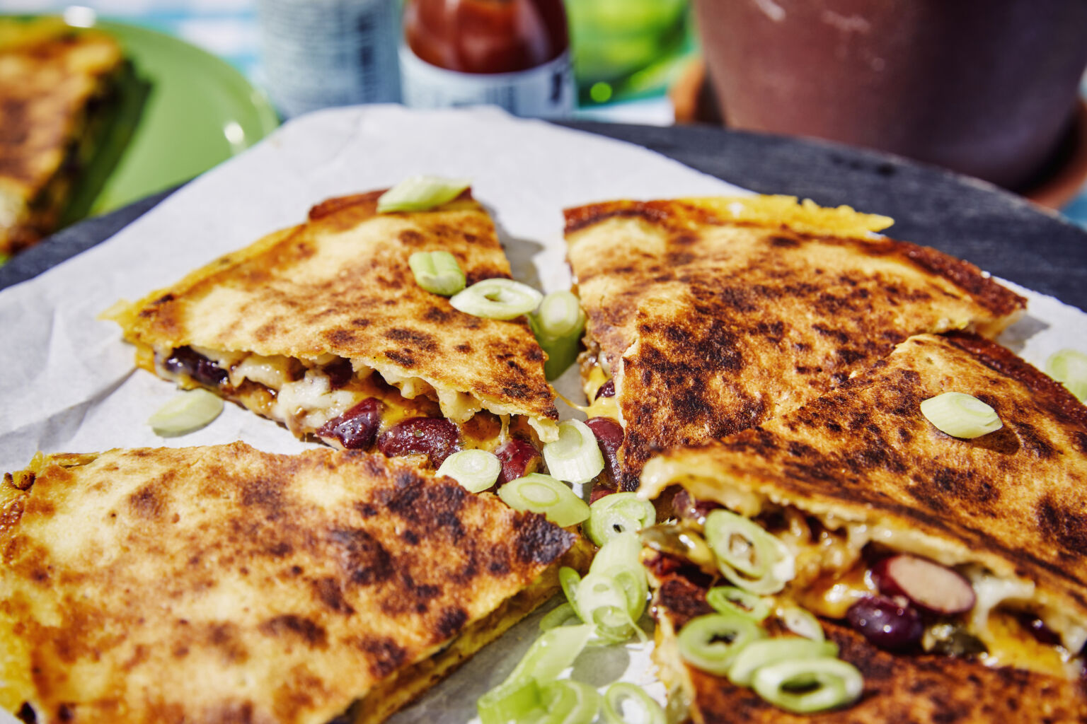 Quesadilla Met Kip Rode Bonen En Kaas Sofie Dumont