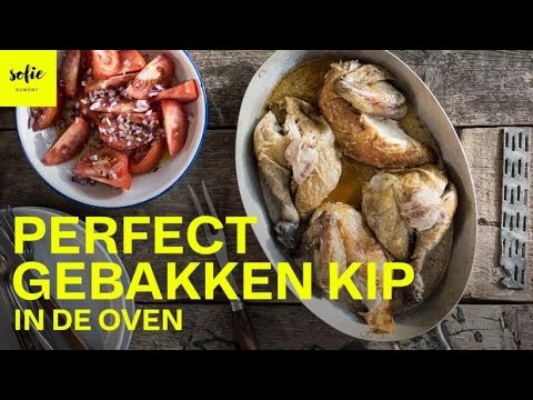 Perfect gebakken kip in de oven