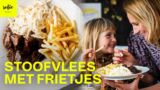 Stoofvlees met verse frietjes en witloofsalade