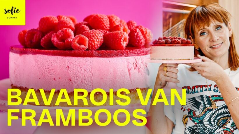 Bavarois van framboos