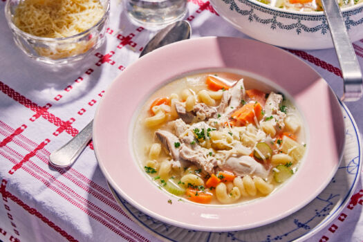 Chicken noodle soup Sofie Dumont Chef2