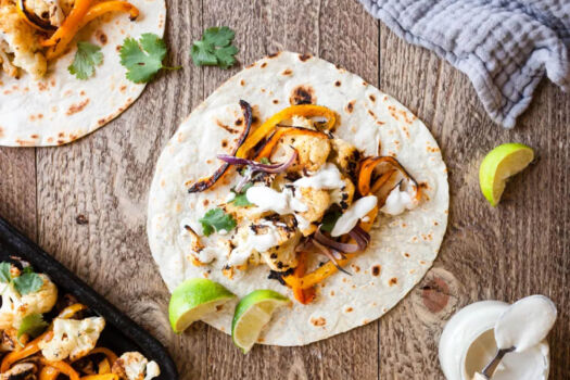 Fajitas met Bloemkool en Chilibonen Traybake uit de Oven Sofie Dumont Chef