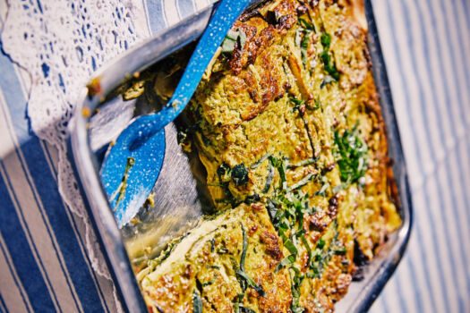 Lasagne met courgette, spinazie en pesto Sofie Dumont Chef2