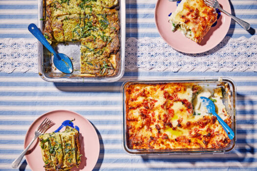 Lasagne met kabeljauw, spinazie, asperges en zondgedroogde tomaten Sofie Dumont Chef3