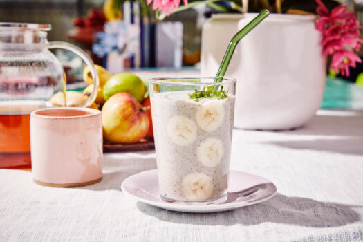 Ontbijtsmoothie met Banaan, Kokos en Gember