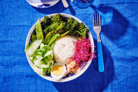 Vegetarische Rijstbowl met Honing-Sojasaus