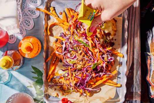 Kapsalon met chilibonen met vegetarisch gehakt Sofie Dumont Chef3