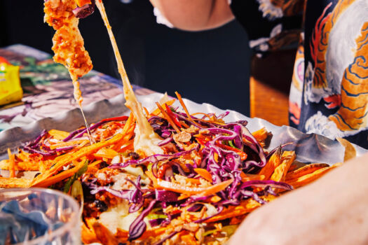 Kapsalon met chilibonen met vegetarisch gehakt Sofie Dumont Chef5