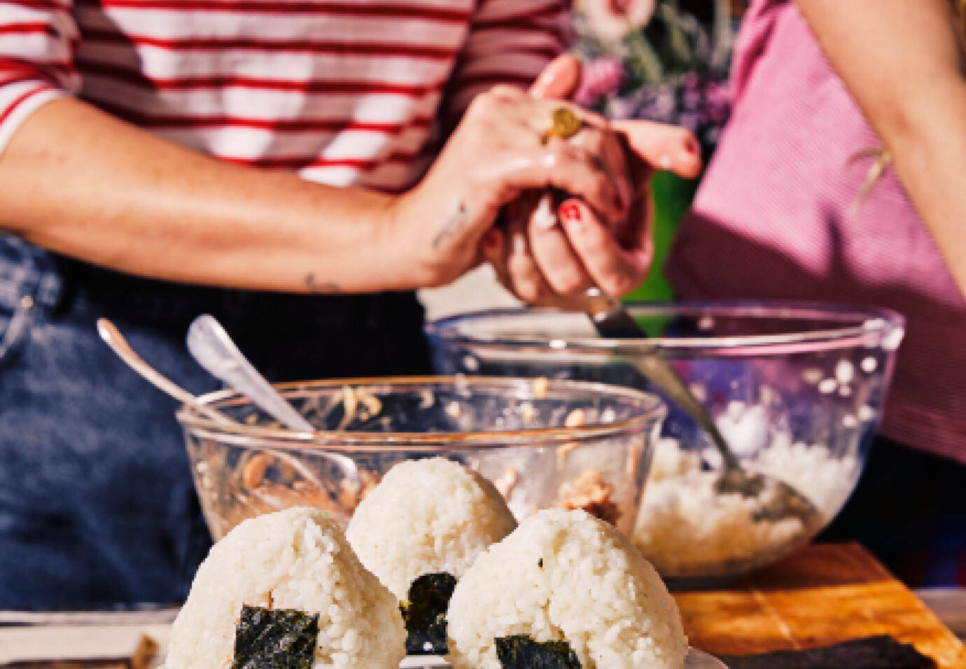 Onigiri met sushirijst met zalm Sofie Dumont Chef